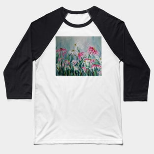 Pink and white daisies Baseball T-Shirt